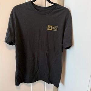 Salty Crew Black Tee with Gold Logo